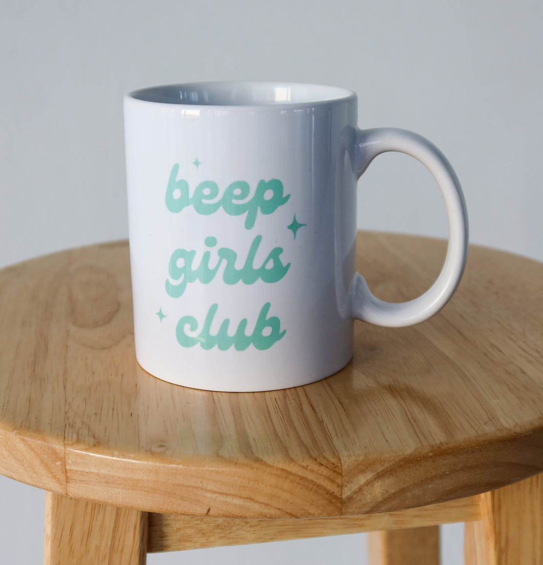 beep girls club mug