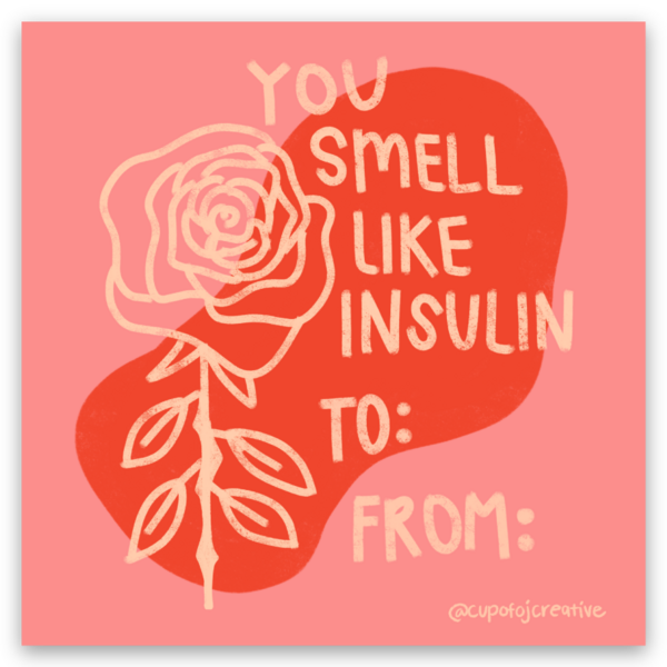 you smell like insulin sticker